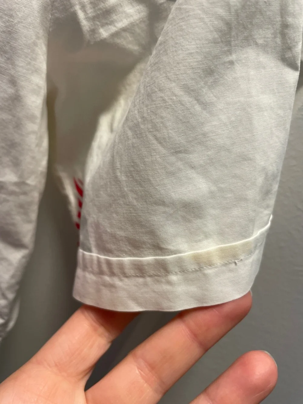 Vintage French Short-Sleeve Printed Button-Up Shirt - Cacharel Size XS - Picture 7 of 7